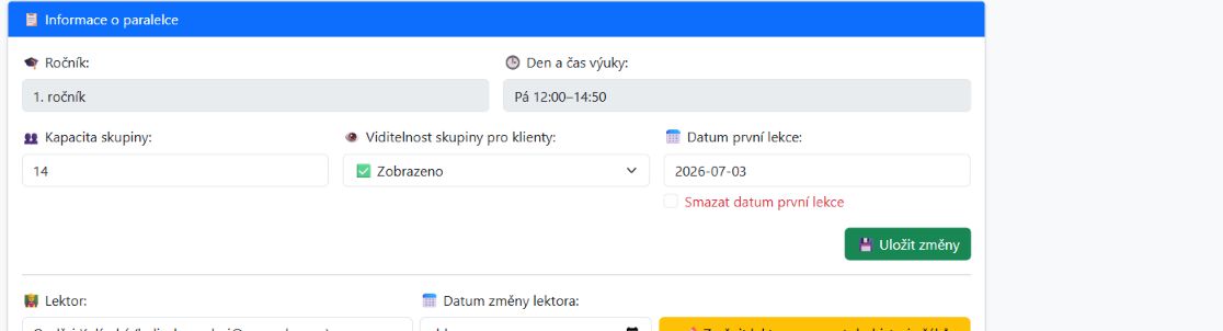 Detail paralelky